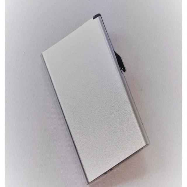 Unbeatablesale Jiallo 11750 Credit Card Holder RFID Blocking Aluminum Business Card Holder Pop-Up Card Case